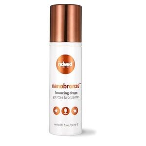 NWT Indeed Nanobronze Bronzing Drops featuring cocoa extract 1 ounce bottle